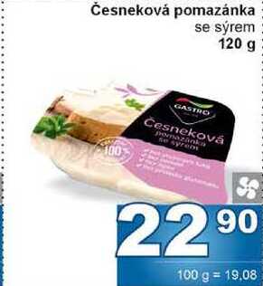 Česneková pomazánka se sýrem 120 g 