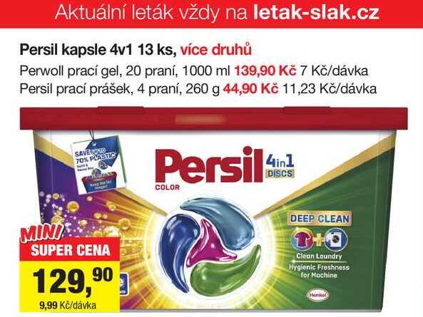 Persil prací kapsle 4v1 13ks 