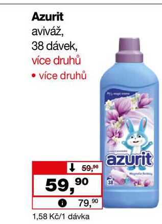 Azurit aviváž, 38 dávek