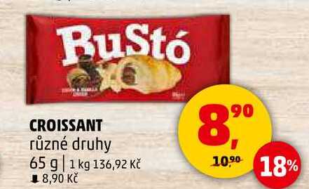 RuStó CROISSANT různé druhy, 65 g 