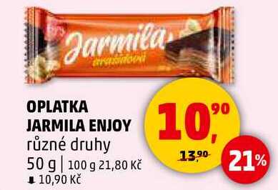 OPLATKA JARMILA ENJOY různé druhy, 50 g