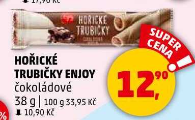 HOŘICKÉ TRUBIČKY ENJOY čokoládové, 38 g 
