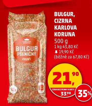 BULGUR, CIZRNA KARLOVA KORUNA, 500 g