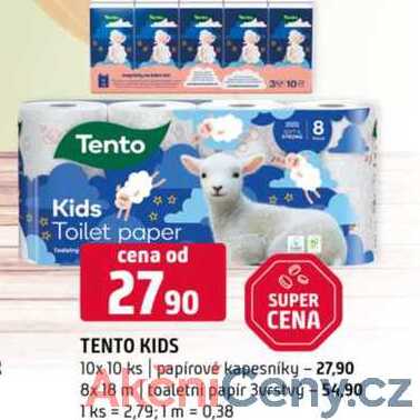 Tento kids vybrané druhy
