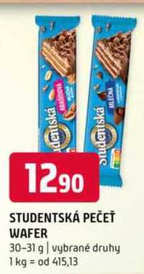 Studentská pečet wafer 30-31 g vybrané druhy 