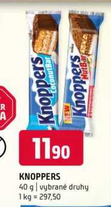 Knoppers 40 g vybrané druhy