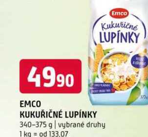 Emco Kukuřičné lupínky 340-375g