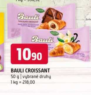 Bauli croissant 50 g vybrané druhy 