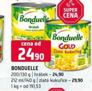 Bonduelle Hrašek Zlatá kukuřice 