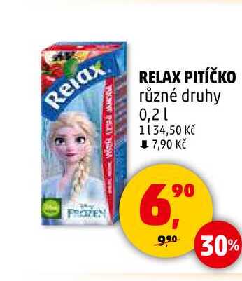 RELAX PITÍČKO různé druhy, 0,2 l 