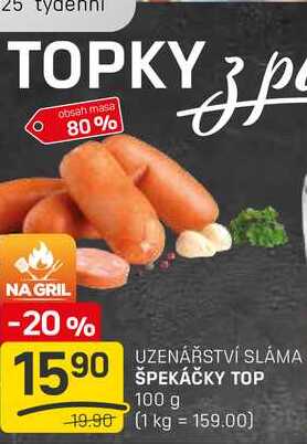 ŠPEKÁČKY TOP 100g