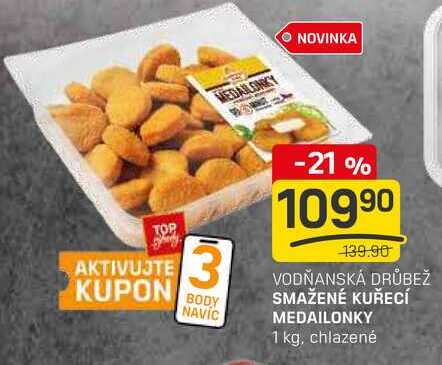 SMAŽENÉ KUŘECÍ MEDAILONKY 1 kg