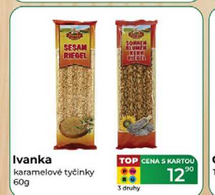 Ivanka karamelové tyčinky 60g 