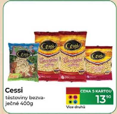 Cessi těstoviny bezvaječné 400g 