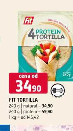 Fit tortilla 240 g natural 240 g protein 