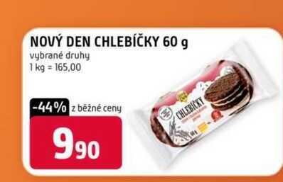 Nový den chlebíčky 60 g vybrané druhy 