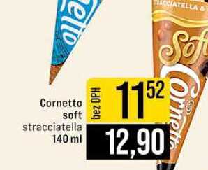 Cornetto soft stracciatella 140 ml 