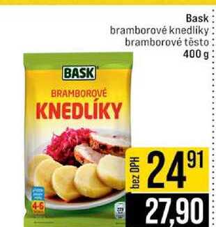Bask bramborové knedlíky bramborové těsto 400 g 