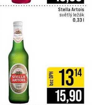 Stella Artois světlý ležák 0,33l