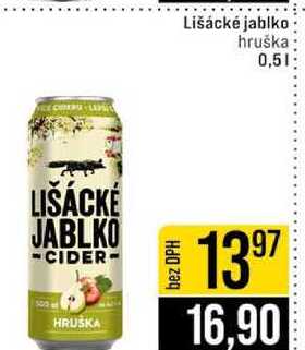 Lišácké jablko hruška 0,5l