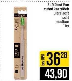 SoftDent Eco zubní kartáček ultra soft soft medium 1ks