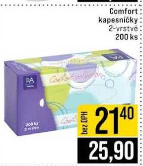 Comfort kapesničky 2-vrstvě 200 ks