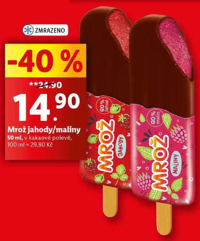 Mrož jahody/maliny, 50 ml
