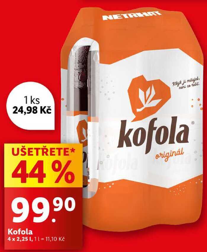 Kofola, 4x 2,25 l