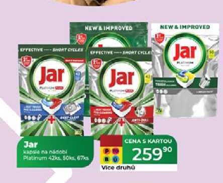 Jar kapsle na nádobl Platinum 42ks. 50ks, 67ks 