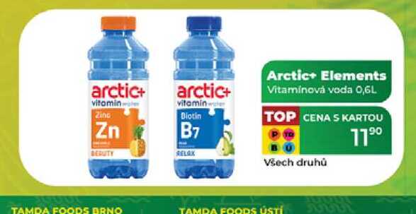 Arctic+ Elements Vitamínová voda 0,6L  