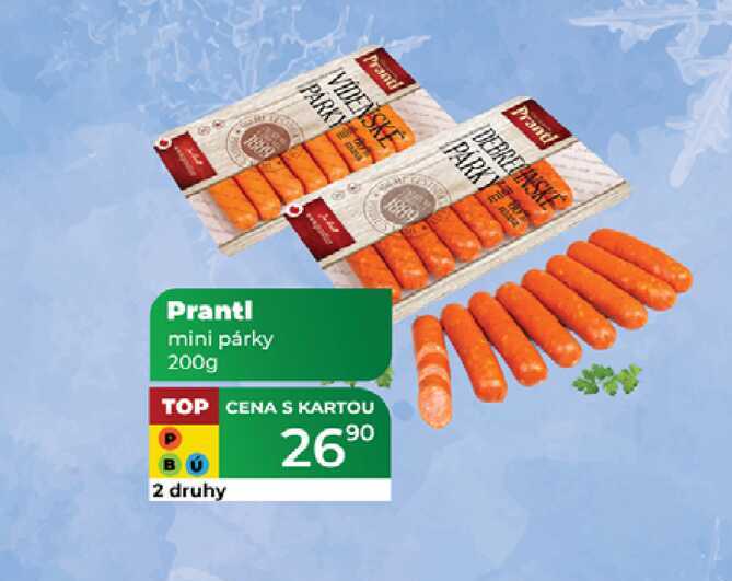 Prantl mini párky 200g 