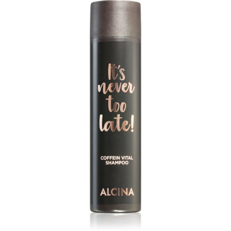 Alcina It's never too late! kofeinový šampon pro posílení vlasů 250 ml