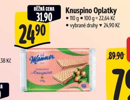  Knuspino Oplatky 110 g 
