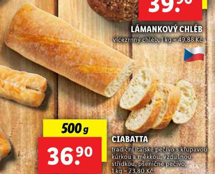 CIABATTA, 500 g