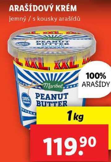 ARAŠÍDOVÝ KRÉM, 1 kg