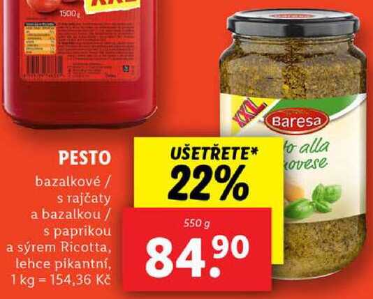 PESTO, 550 g