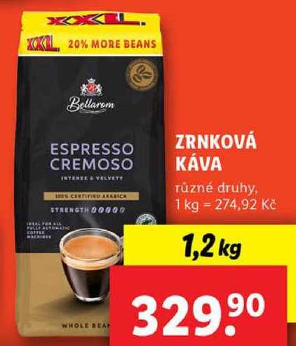 ZRNKOVÁ KÁVA, 1,2 kg