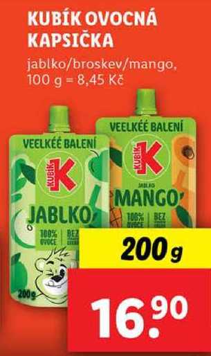 KUBÍK OVOCNÁ KAPSIČKA, 200 g