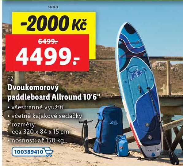 Dvoukomorový paddleboard Allround 10'6"