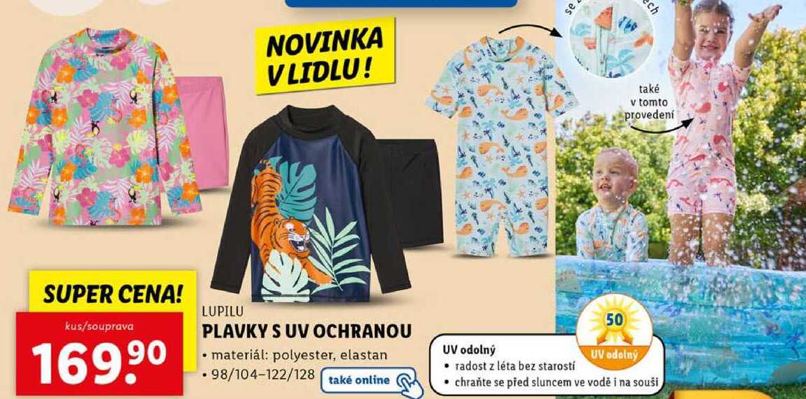 PLAVKY S UV OCHRANOU