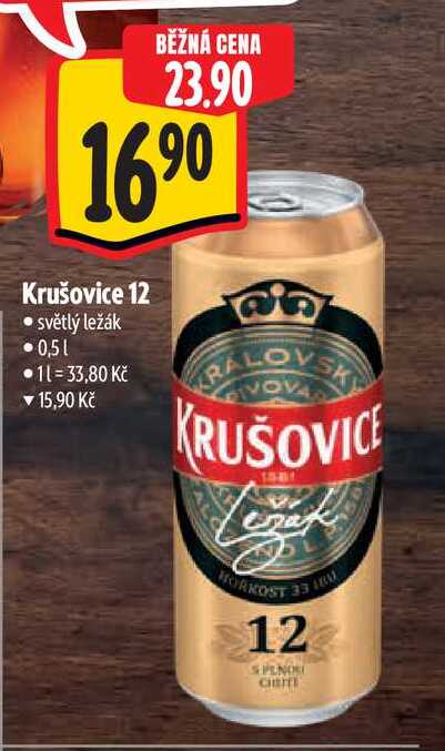   Krušovice 12 0,5 l
