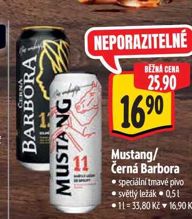 Mustang/Černá Barbora 0,5 l