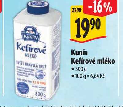   Kunín Kefírové mléko 300 g 
