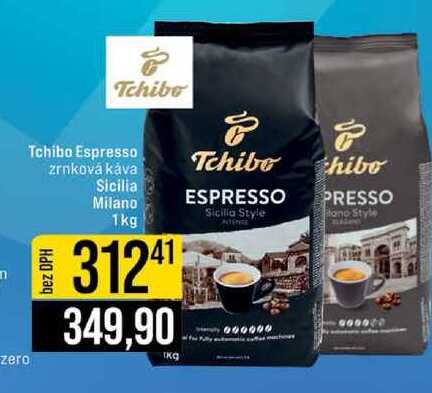 Tchibo Espresso zrnková káva Sicilia Milano 1kg