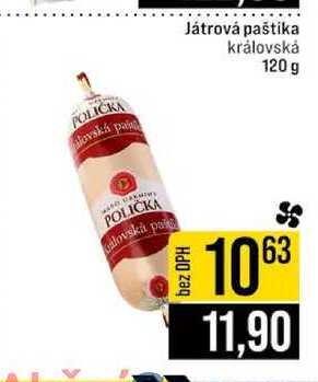 Játrová paštika královská 120 g