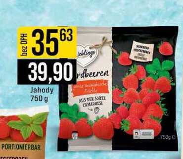 Jahody 750 g 