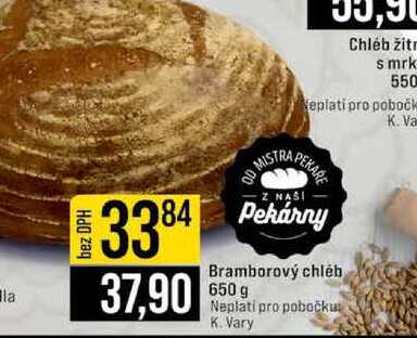 Bramborový chléb 650 g 