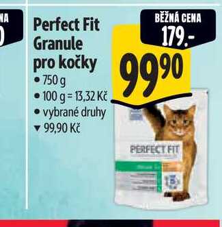   Perfect Fit Granule pro kočky 750 g 