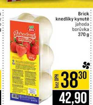 Brick knedlíky kynuté jahoda borůvka 370 g
