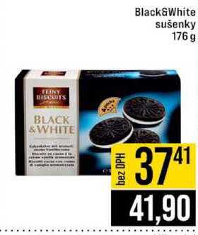 Black&White sušenky 176 g 